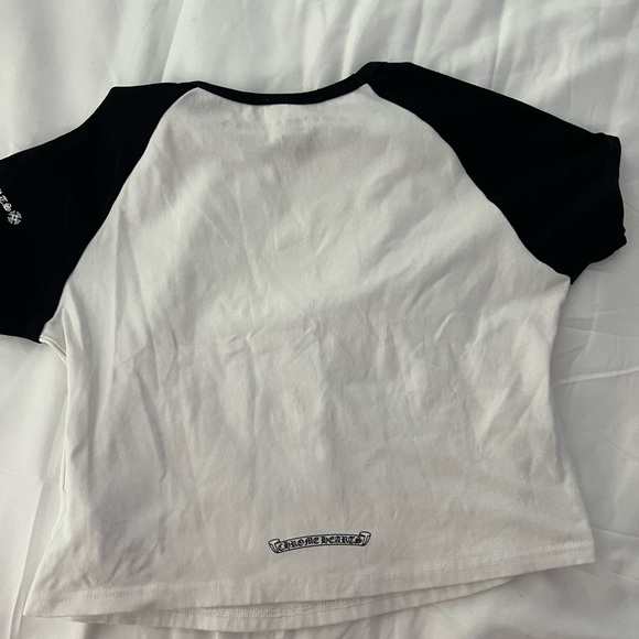 Chrome Hearts Black & White Short-Sleeve Graphic Tee - Picture 4 of 4